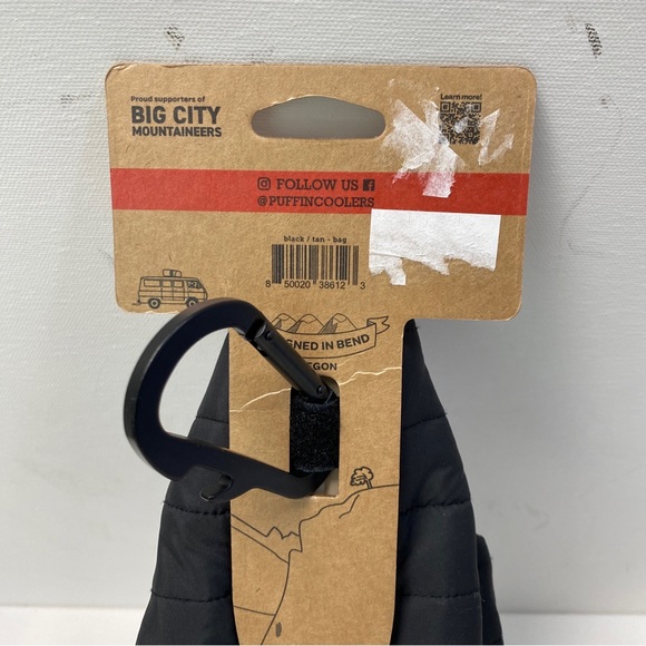 Puffin Beverage Sleeping Bag Cooler Insulated Koozie 12oz bottle holder - Picture 5 of 12